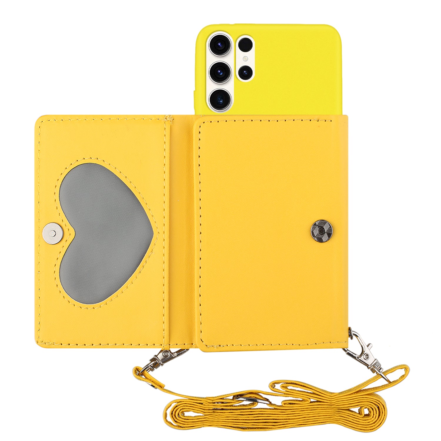 For Samsung Galaxy S23 Ultra Phone Case PU Leather Wallet Stand Shockproof Cover with Shoulder Strap For Samsung Galaxy S23 Ultra Phone Case PU Leather Wallet Stand Shockproof Cover with Shoulder Strap